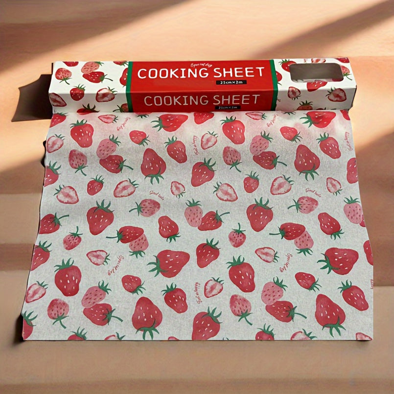 1 Roll of Adorable Patterned Wax Paper Sheets - Perfect for Grease-Resistant Baking and Disposable Food Wrapping for Sandwiches, Hamburgers, Fried Chicken, and More! A Must-Have for Your Kitchen - Includes Gadgets, Stuff, and Accessories!