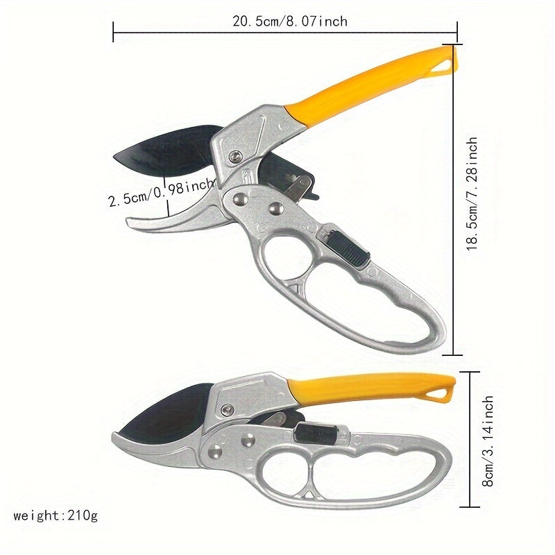 1pc Pruning Shears with Spring for Fruit Picking or Branch Pruning, Labor-Saving Garden Tool