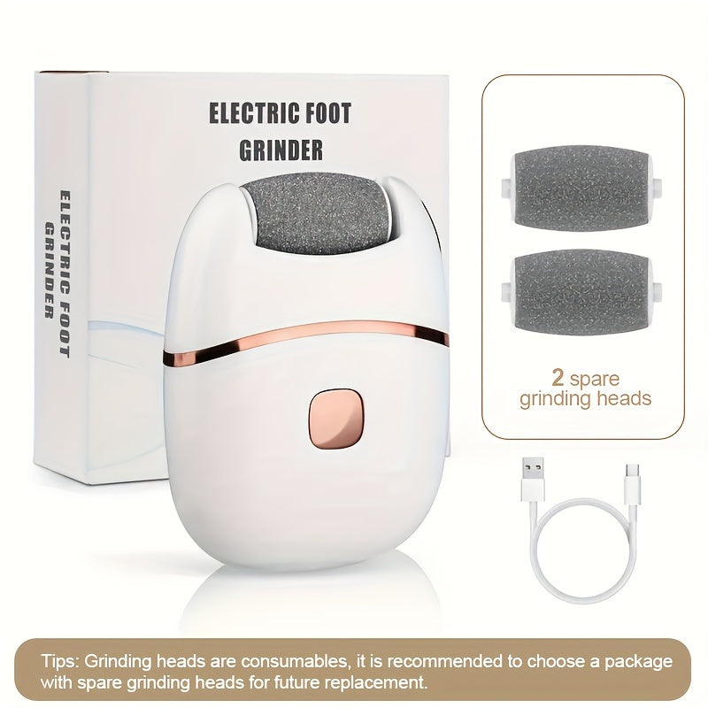 Rechargeable Electric Callus Remover for Smooth Feet - Ideal for Home or Travel