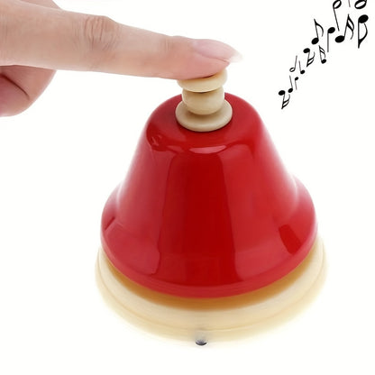 FF Bonfires 8-Tone Diatonic Hand Bell Set: Colorful, Durable Percussion Instruments with Easy-to-Read Notes for Music Enthusiasts and Party Favors.