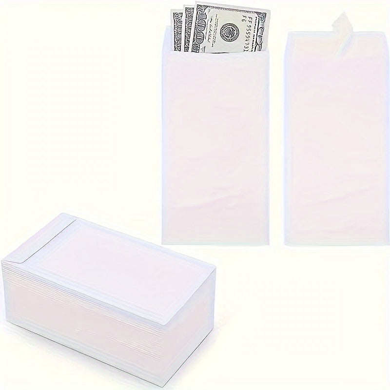 Set of 50 budget cash envelopes for money, coins, tickets, and gift cards.