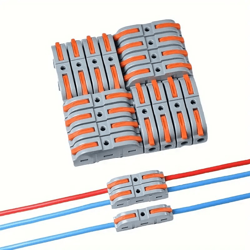 Multifunctional quick connect terminals for circuit splicing, ideal gift for DIY enthusiasts.