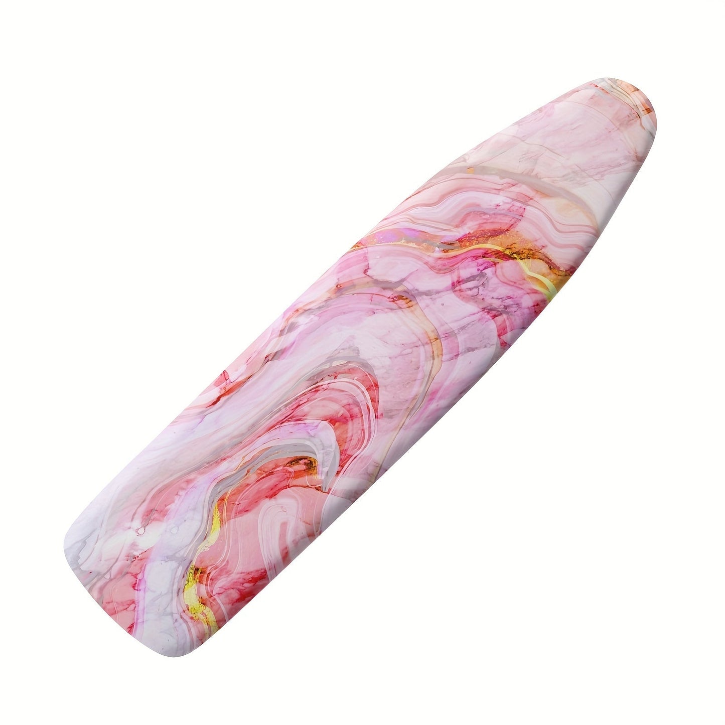 Upgrade your ironing experience with the 1pc RSHUBINO Extra Large Marble Pattern Ironing Board Cover. Made with no-heat resistant material and a washable PET dust cover, this easy-to-install accessory is designed to fit ironing boards measuring