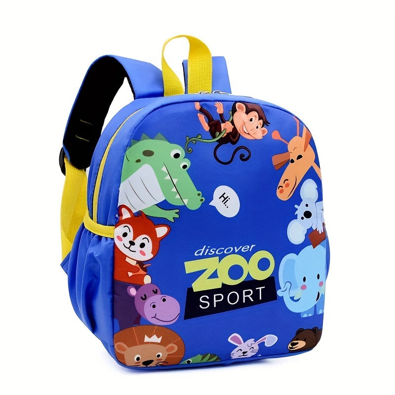 New backpack with cartoon animal print for boys and girls