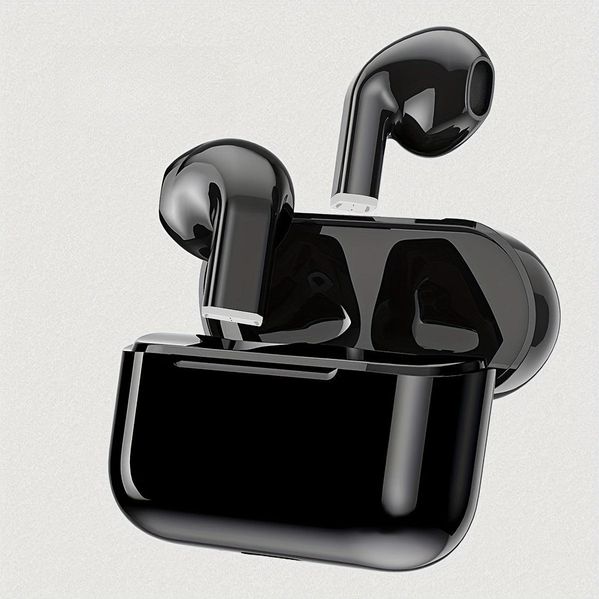 Compact new style true wireless earbuds with advanced features for high-quality music and calls on Android, iPhone, and gaming devices.