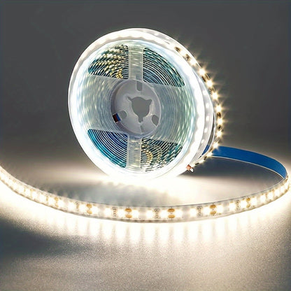 12V High Brightness SMD 2835 LED Light Strip - 5m, 120 LEDs/Meter, Flexible Decorative Light Strip for Bedroom, Kitchen, Party. Available in Cold White, Warm White, Natural White.