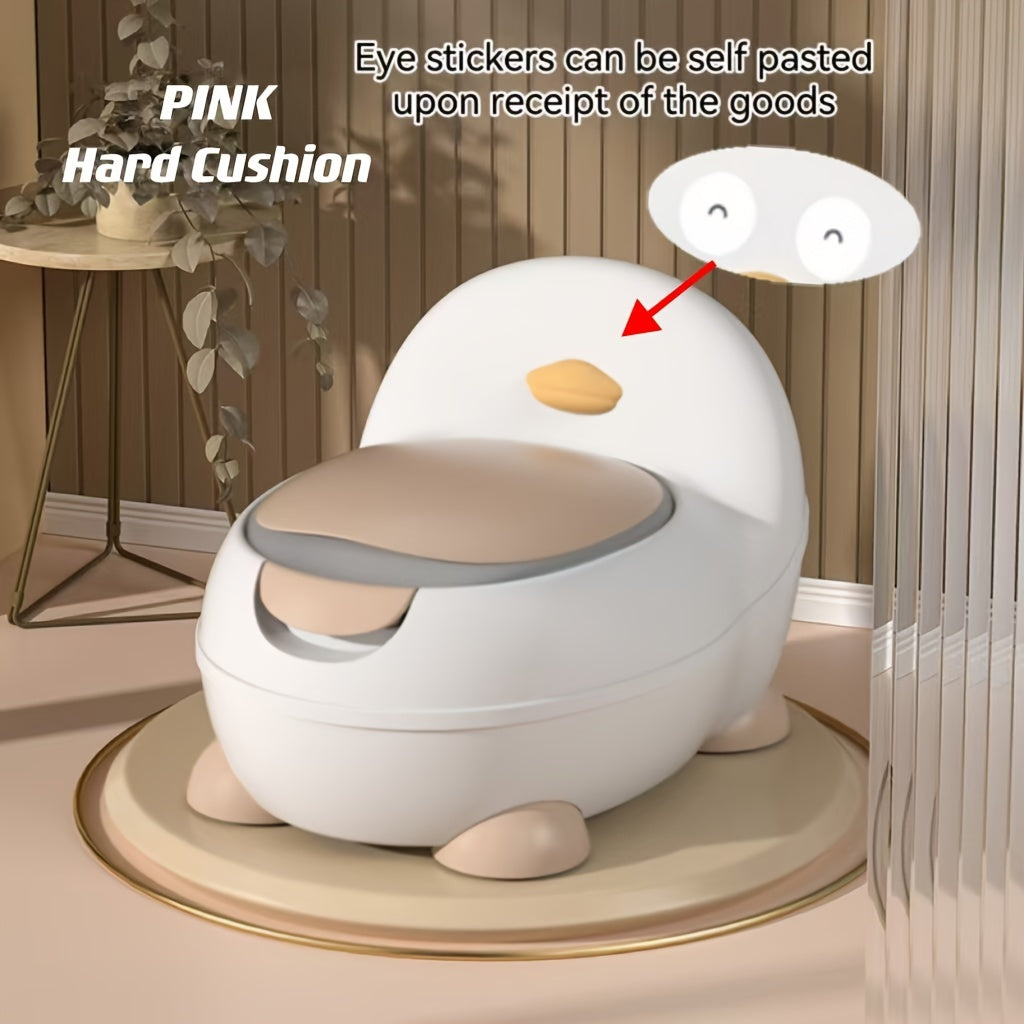 Duck-Shaped Potty Training Toilet for Kids - Portable, Easy to Clean, Available in Pink or Blue, Potty Training Seat for Young Children