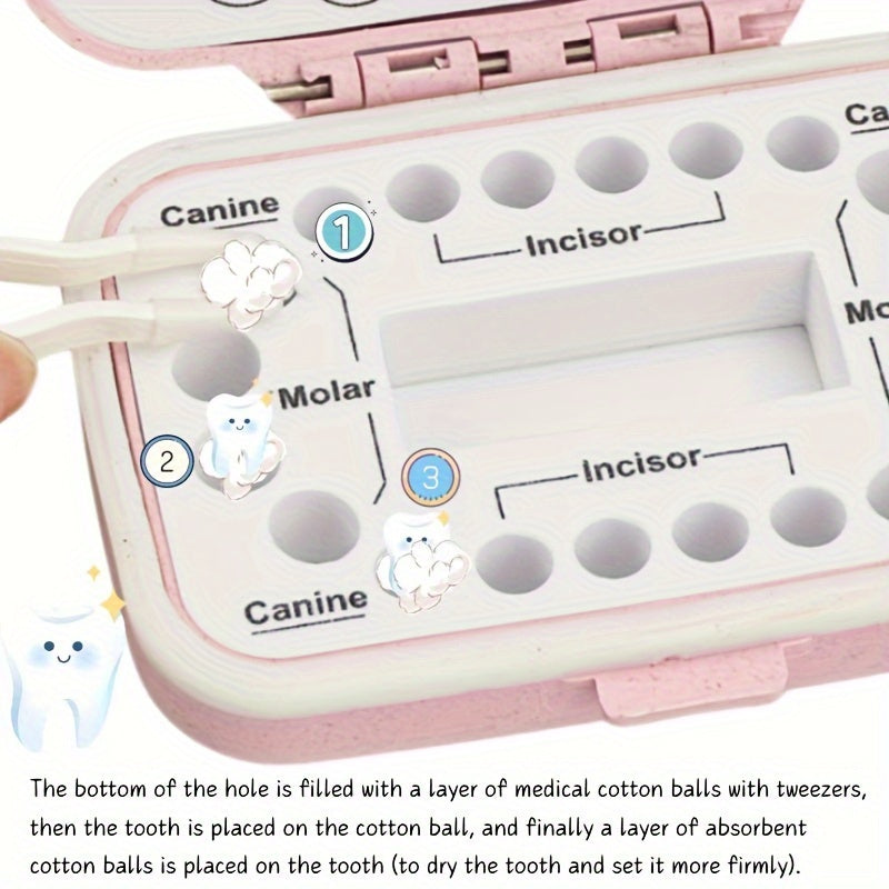 Коробка для зубной феи, держатель для зубов из пищевого ПП для маленьких, хранитель зубов, контейнер для потерянных зубов, подарок зубной феи на день рождения.