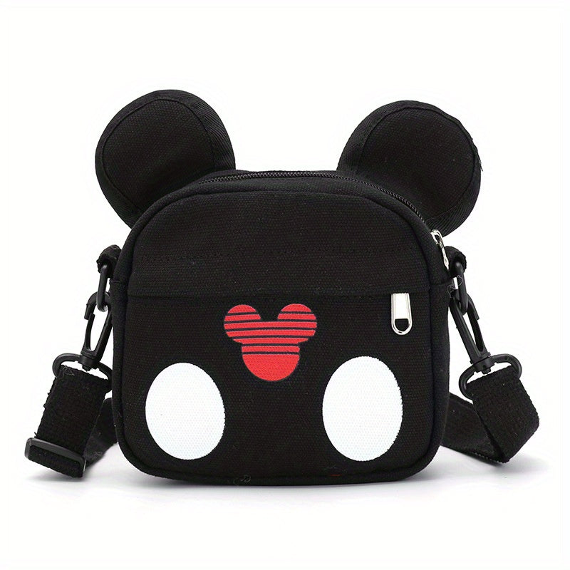 Cute cartoon mouse coin purse shoulder bag for outdoor travel and holidays.