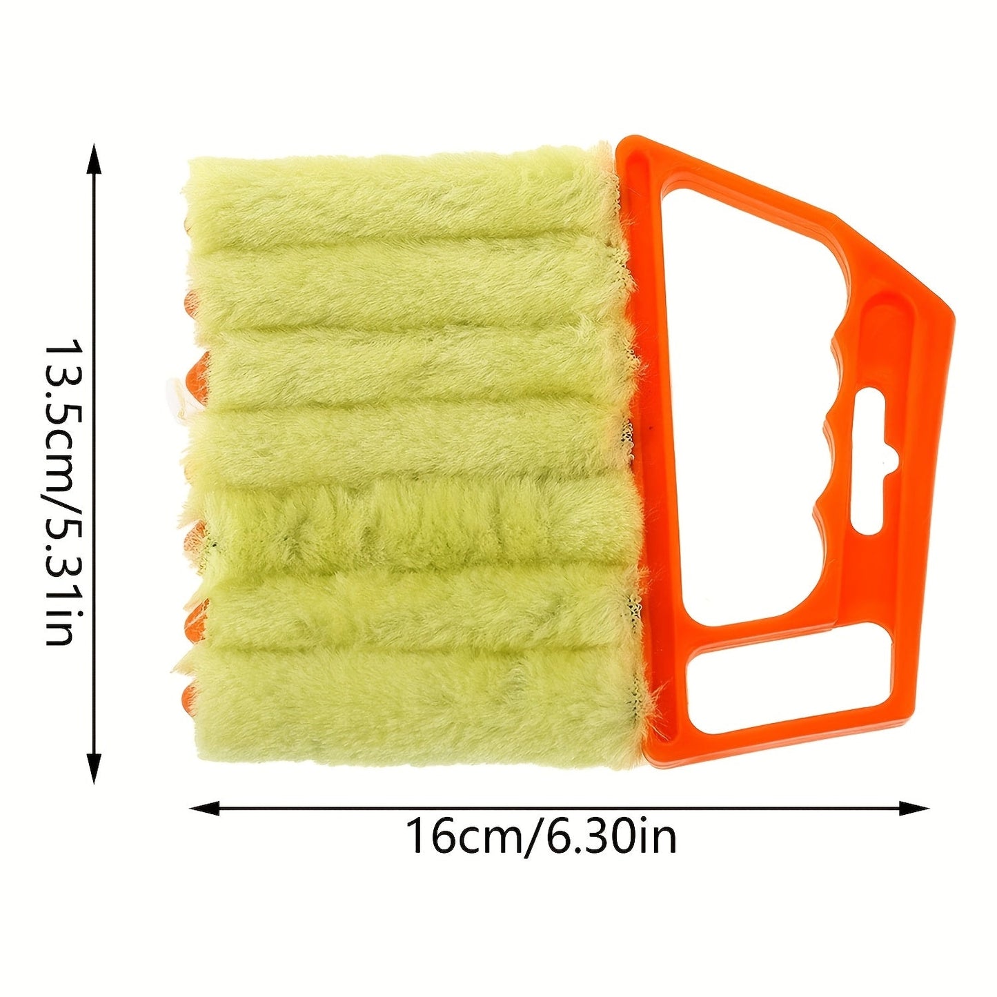 Keep your windows spotless with this efficient Venetian curtain duster. The reusable and washable microfiber blind brush makes dusting and polishing blinds an easy task.