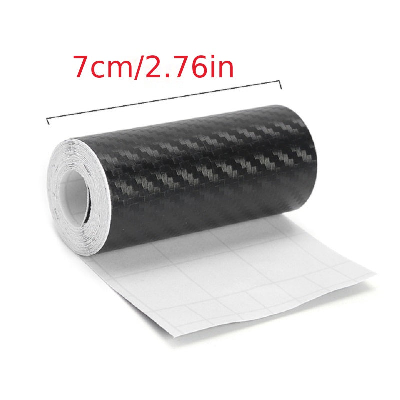 Improve car protection with DIY scratch-proof waterproof film for thresholds made of 5M carbon fiber.