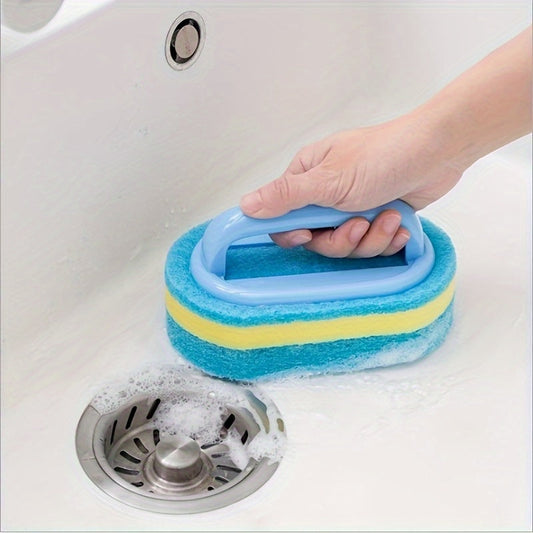 One or two pieces of sponge for hassle-free cleaning, perfect for keeping your kitchen and bathroom shining. Ideal for a variety of surfaces such as glass, walls, toilets, ceramics, and more. This non-electric, reusable sponge is gentle on all surfaces.