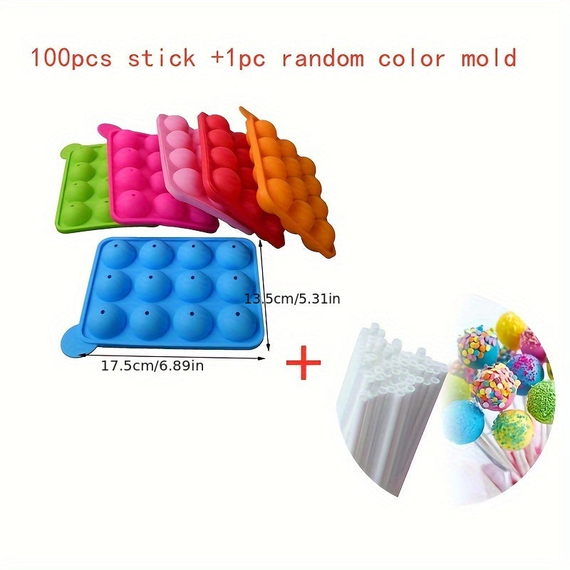 100/200 pieces of plastic lollipop support sticks Chocolate candy handle sticks Safe DIY baking candy accessories Mold cake candy lollipop accessories