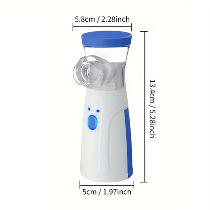 CALSIKON Portable Facial Steamer and Humidifier with Adjustable Mist Speed for Deep Cleaning and SPA Experience. Fragrance-Free Moisturizing Mist Sprayer for Home and Office Beauty Care.