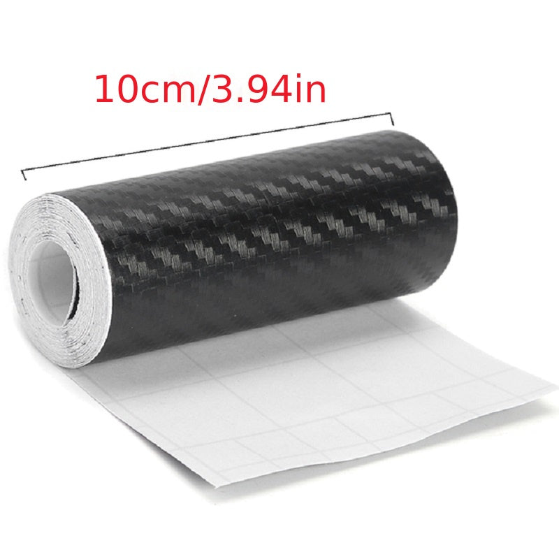 Improve car protection with DIY scratch-proof waterproof film for thresholds made of 5M carbon fiber.