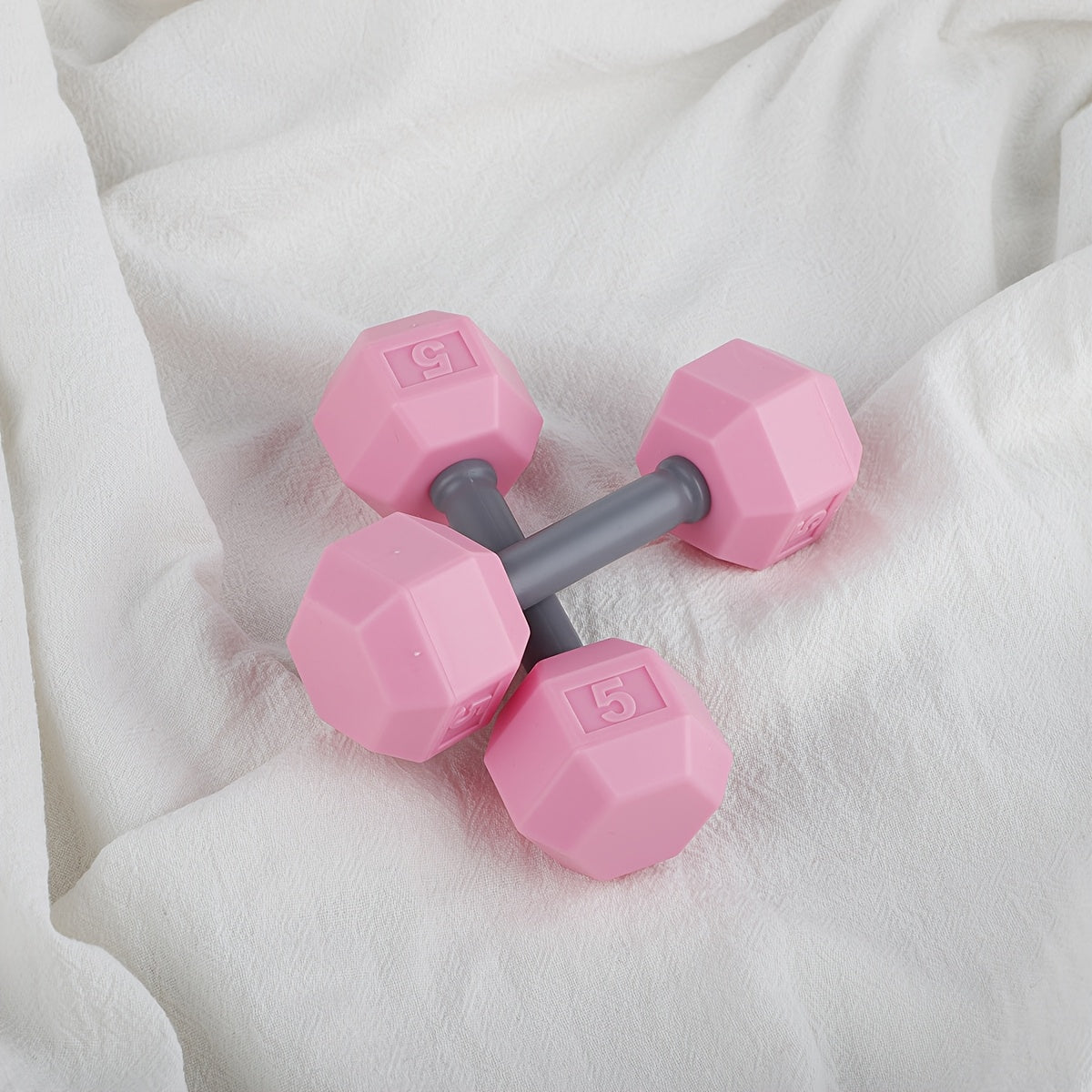 Set of 2 Baby Mini Dumbbell Toys with Sensory Features