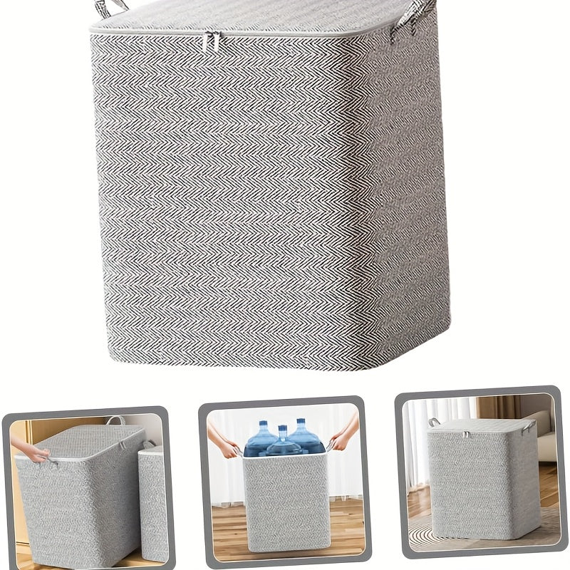 Storage space in bedroom closets, living rooms, offices, and dormitories can be maximized with this collapsible storage box. The box comes in 4 medium specifications and is ideal for under-bed storage.