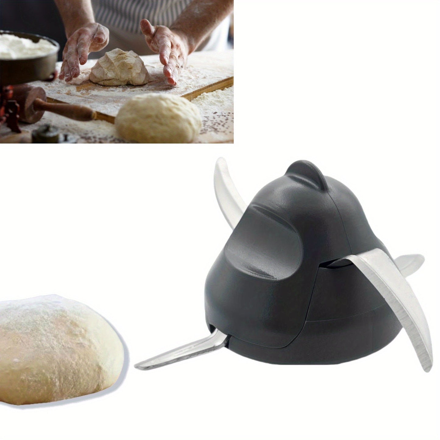 Blender Accessories for Dough Kneading: Thermomix TM5 TM6 Mixer Blades with Seam Protection and Dirt Shield