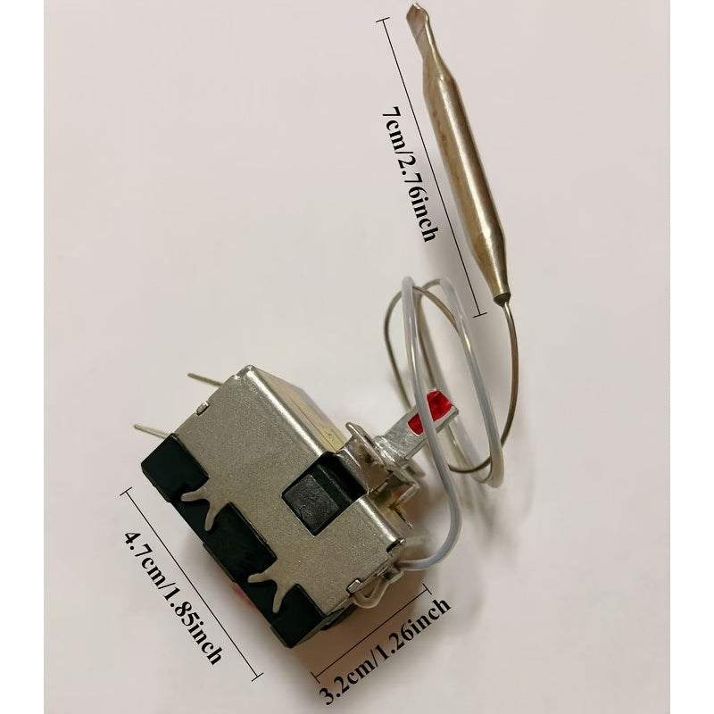 Thermostat for Electric Fryer Oven with 192° Temperature Limit and Ceramic Base, Ideal for Kitchen Appliances - Suitable for Non-Food Contact Use, Electric Pancake Protector