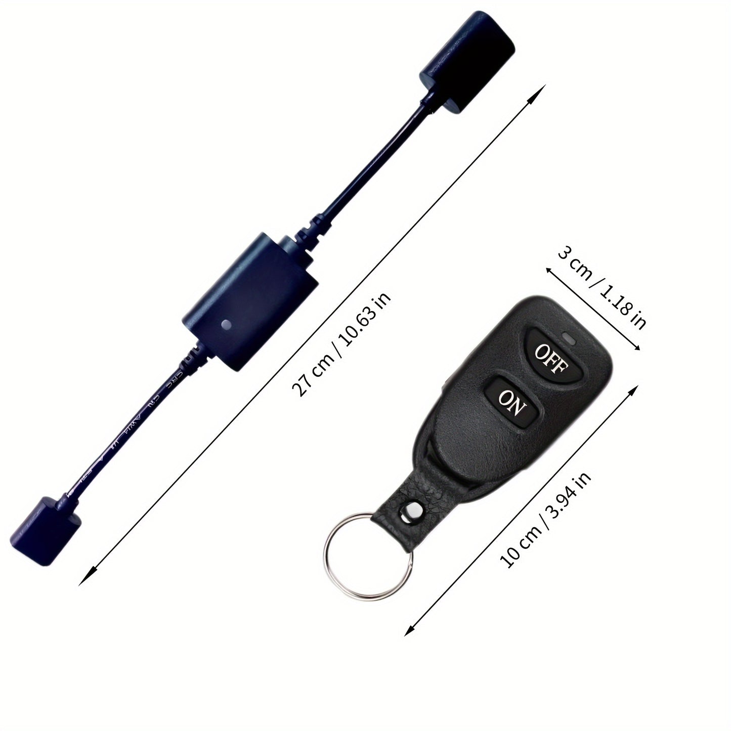 USB-powered wireless RF remote control for switch, operating at DC 5V for LED strips, reading lamps, and fans.