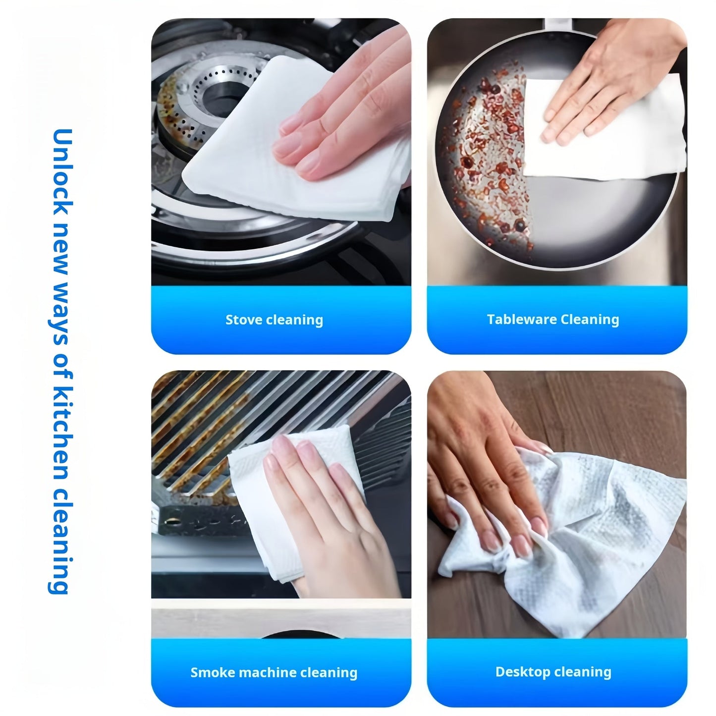 Household Wet Wipes for Powerful Oil Removal and Kitchen Cleaning - Choose from 12, 80, or 160pcs of Home Kitchen Supplies Cleaning Supplies