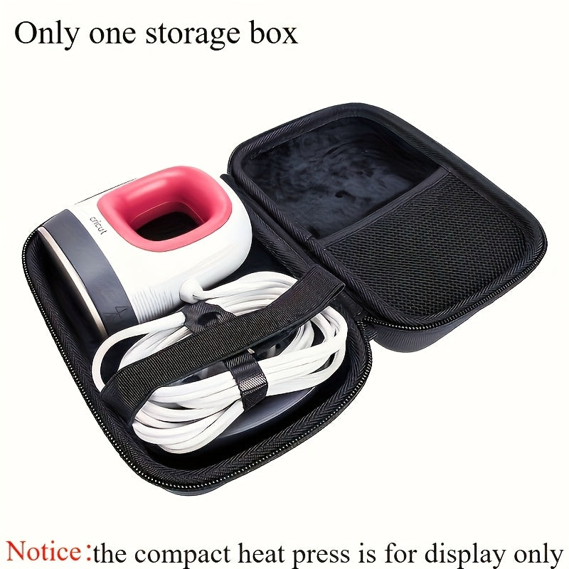 Portable Ironing Tools Organizer with Sturdy PVC Protective Case and Cord Management for Travel-Ready Mini Ironing Machine