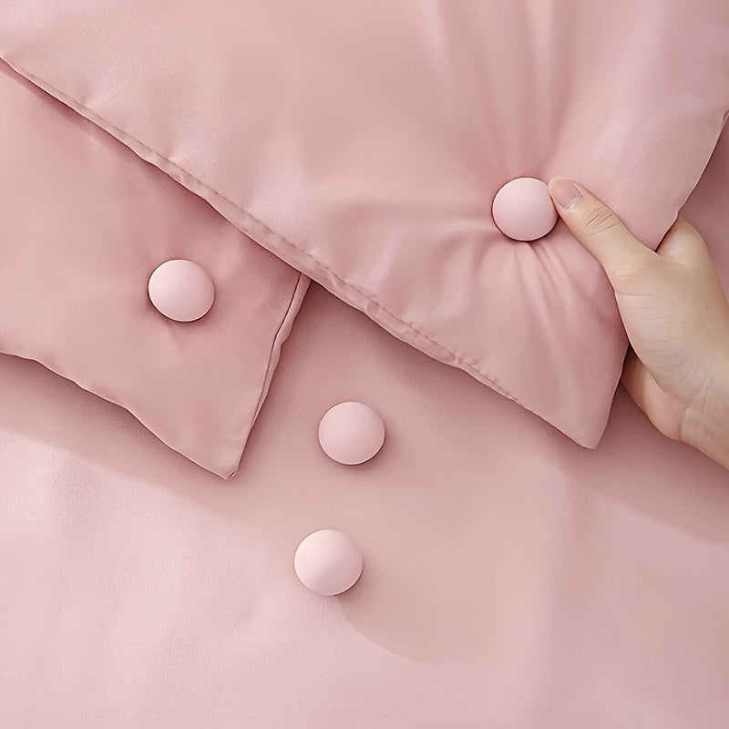 Polypropylene Adhesive Hook in Pink with Mushroom Design - Perfect for Hanging Bedding, Curtains, Socks, and Quilts - Hand Wash Only, One-Click Unhooking