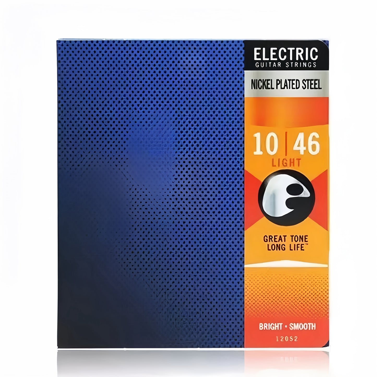 Six high-quality electric guitar strings made of nickel-plated steel, providing a long-lasting bright tone and comfortable feel.