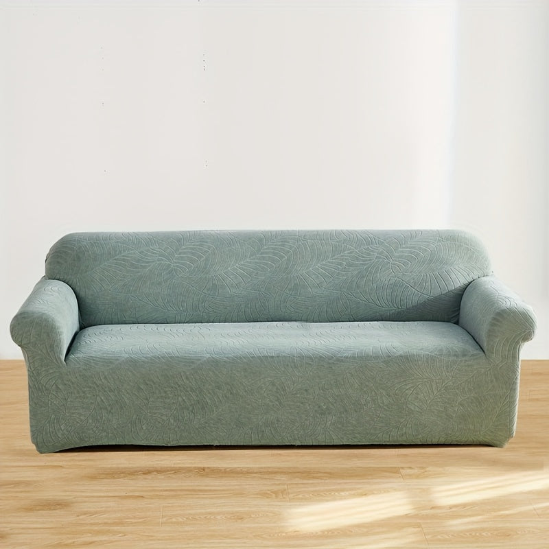 Stretch Sofa Cover with Embossed Design, Fits All Furniture in Nordic Minimalist Style.