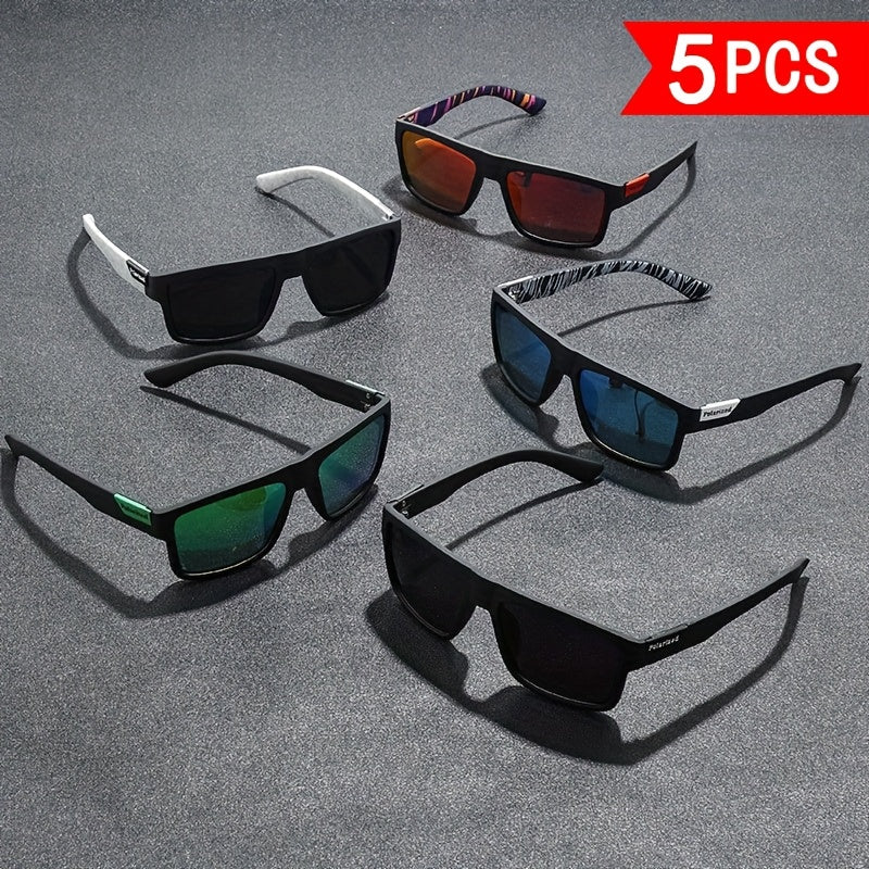 Classic square fashion glasses for men and women in a cool fantasy style, perfect for daily wear, parties, driving, and photo props.