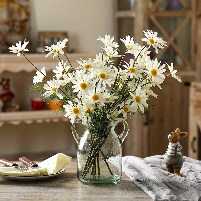 Bulk purchase of artificial daisy bouquets for home decor, weddings, and parties!