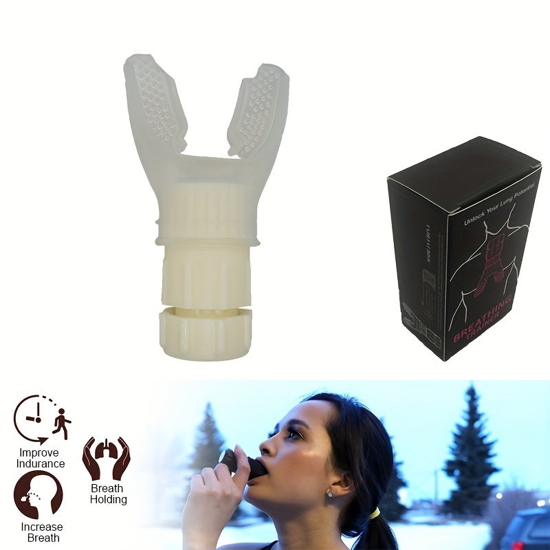 Adjustable Resistance Breathing Exerciser for Aerobic Fitness Training.