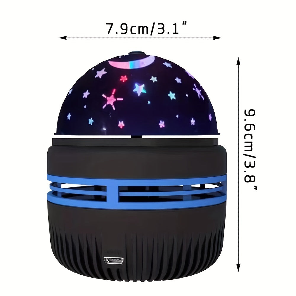 1pc Star Projector Night Light for Adults' Bedroom, Decoration, Birthday, or Party.