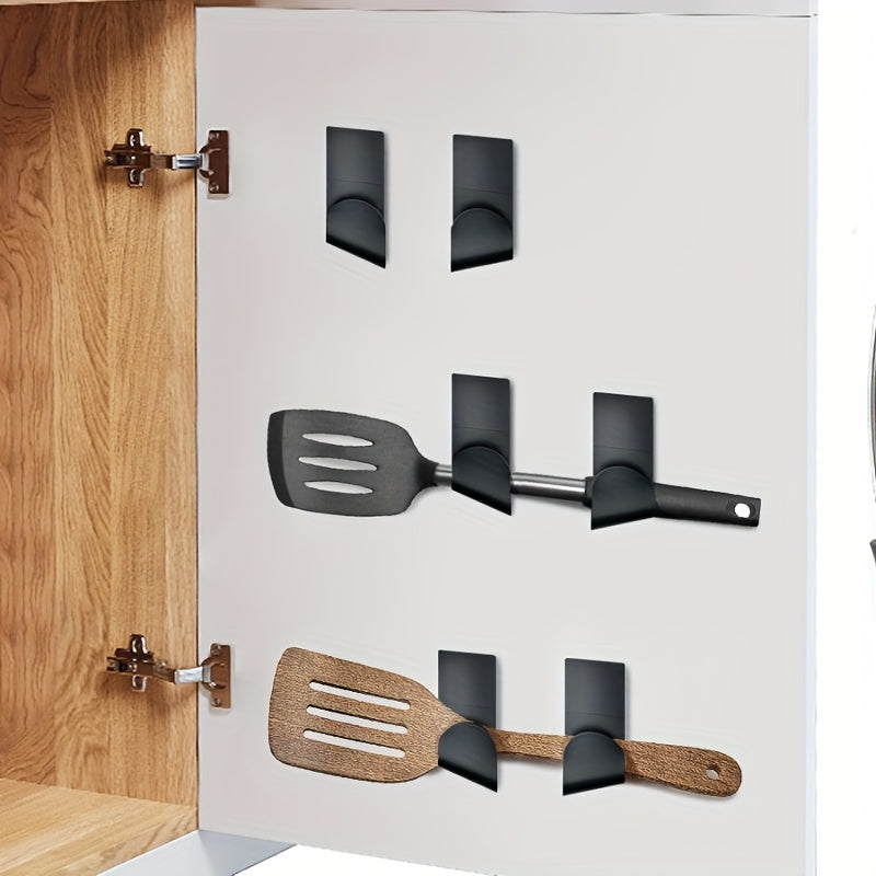 Organize your kitchen with ease using our set of 12 No-Drill Plastic Pot Lid Holders. These convenient wall-mounted storage racks feature a straight-bar hanging shelf design, perfect for keeping your cabinet clutter-free.