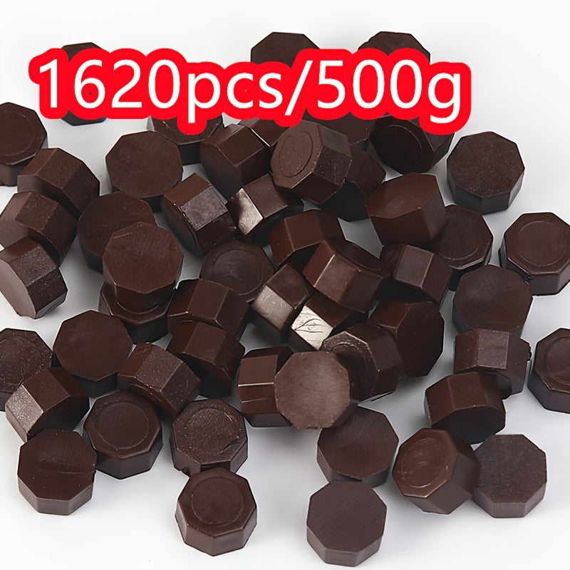 1620pcs/500g Octagonal wax particles for envelope special mud DIY gift box sealing wax retro bulk sealing wax particle