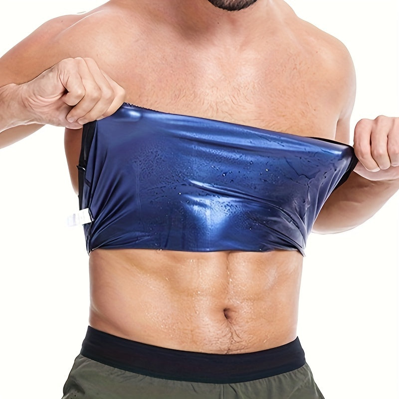 Men's sports sweat belt for fitness training, designed to wick away sweat during workouts.