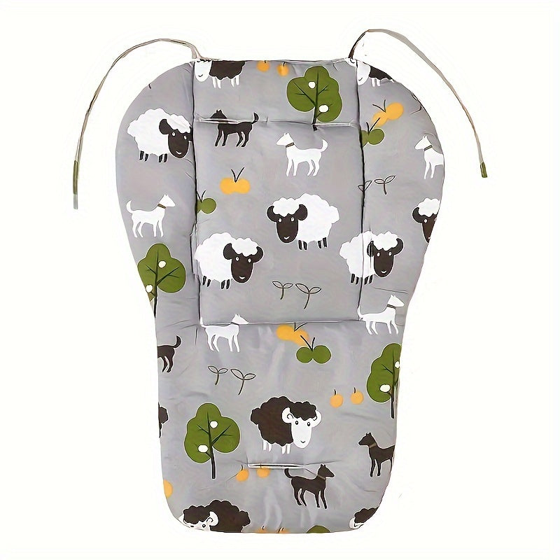 Soft and Cute Cartoon Cotton Pad for Stroller, High Chair, or Seat - Featuring Adorable Patterns