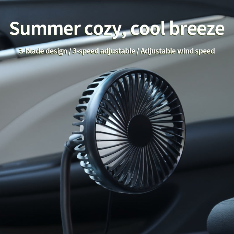 Introducing the Cup Holder Single-Head Car Fan with a Flexible Hose for Powerful Airflow. This fan features a Line Control Switch, Compact Mini Size, and is USB Powered. Its Multi-Angle Rotation and Clip-On Design make it Safe and Stable, with Low Noise