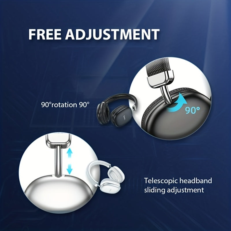 Hoco over-ear True Wireless headphones with ergonomic design, BT5.3 support, and long usage time.