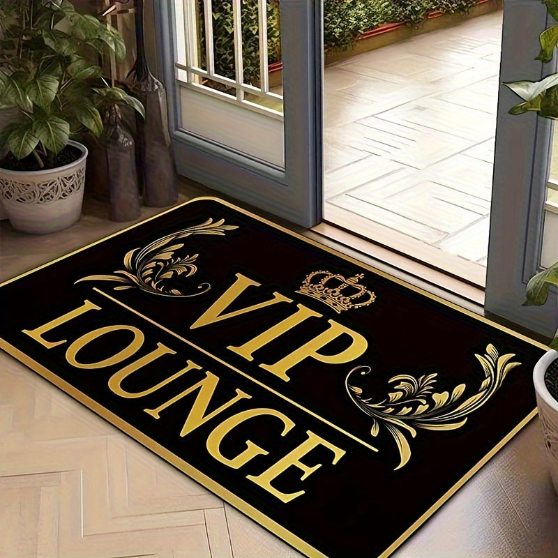 Luxurious VIP Lounge Floor Mat with Soft, Non-Slip Features and Stain-Resistant Properties - Ideal for Enhancing the Decor of Living Rooms and Kitchens, 1 Piece