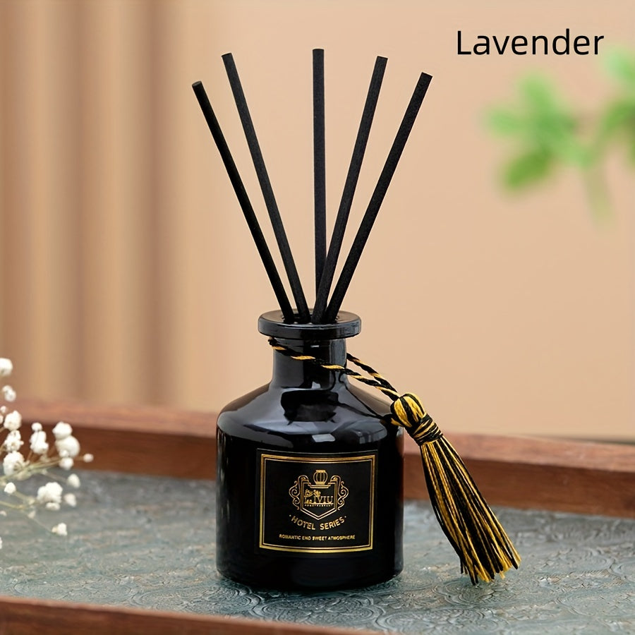 1pc Elegant Glass Fragrance Diffuser for versatile use in bathroom, home, car, and outdoors.