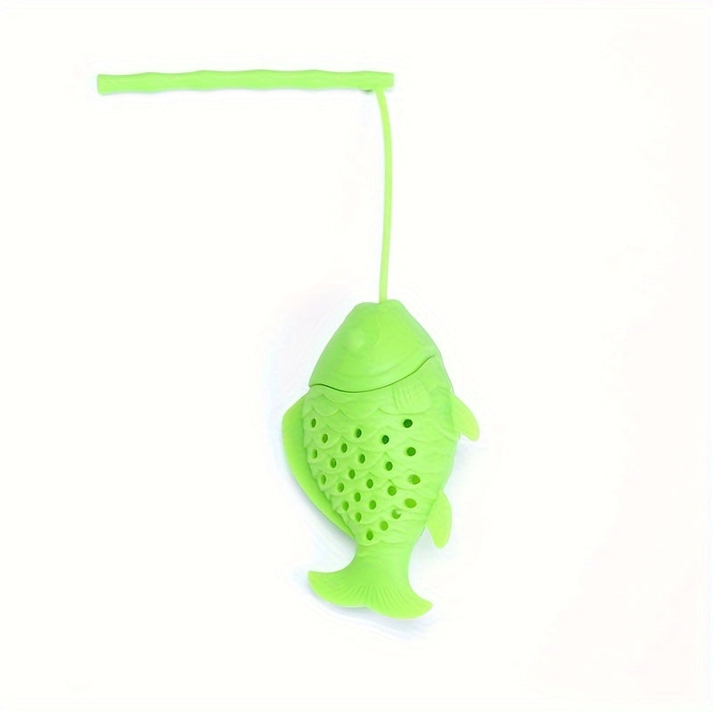 Silicone Cute Little Fish Tea Strainer: A Hygienic and Convenient Home Tea Brewing Tool