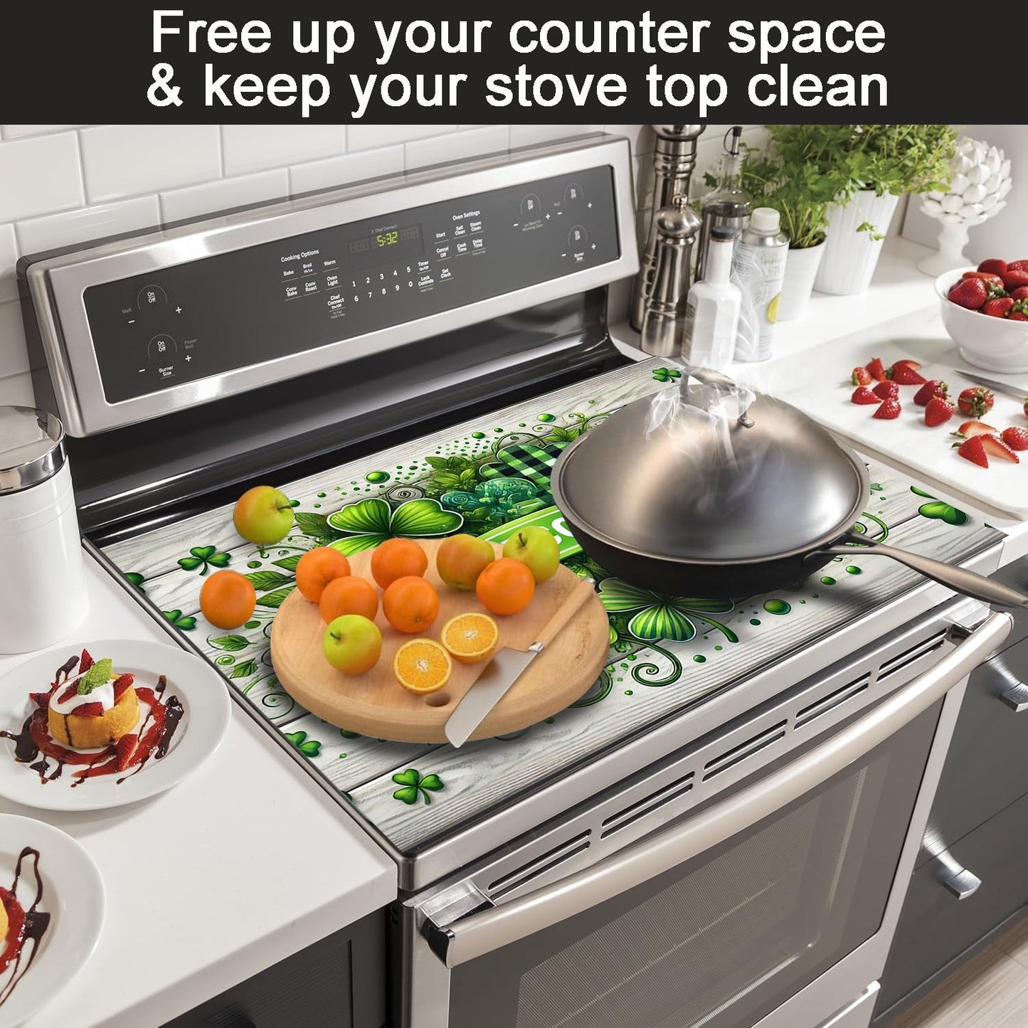 Durable Gas Stove Protector - Built to withstand heat and scratches, this chic cooktop guard is a breeze to clean and perfect for all kitchens.