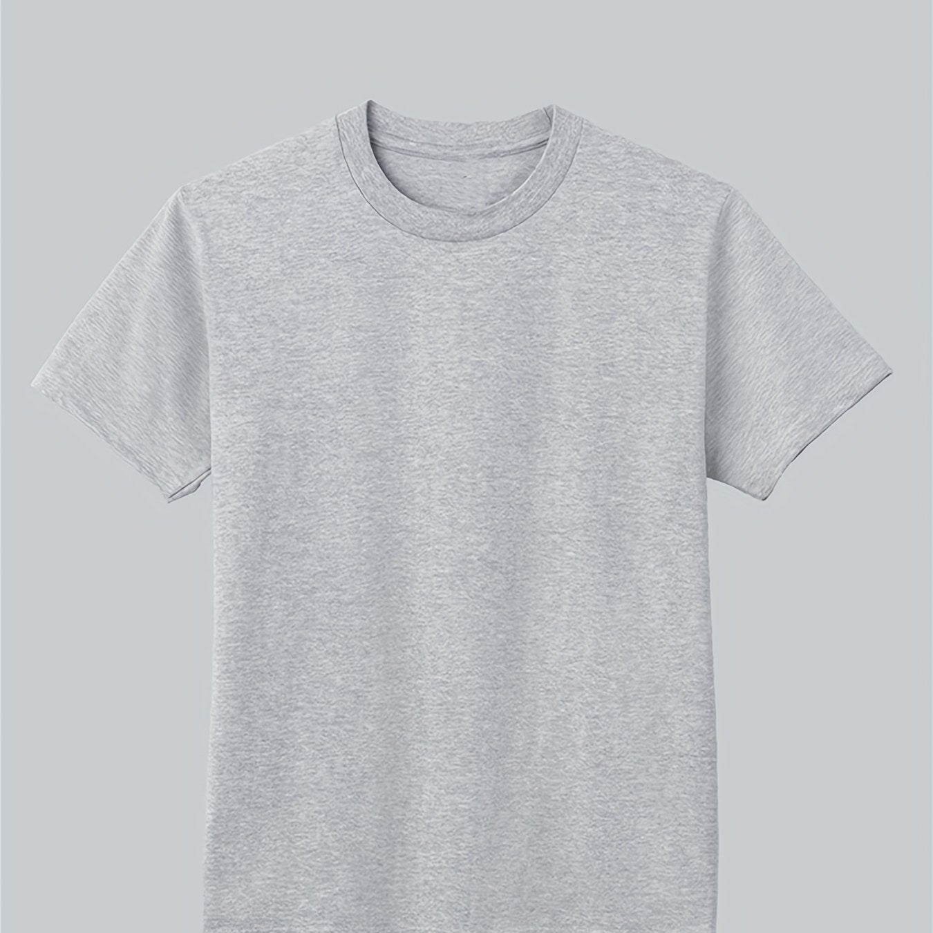 Cotton crew neck t-shirt for men