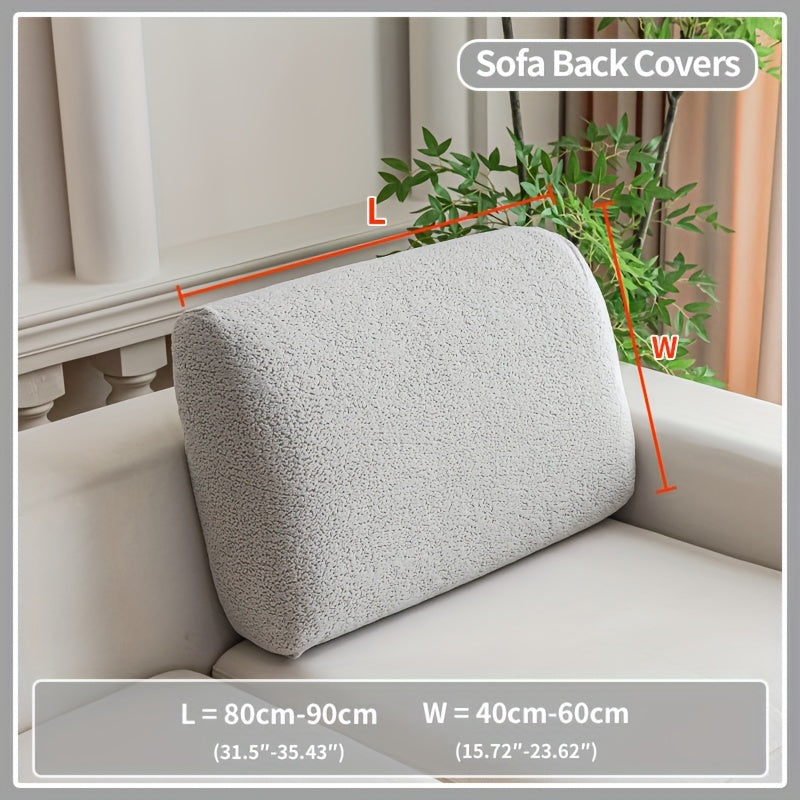 Waterproof stretch sofa cover for all seat sofas, with a modern non-slip design, pet-friendly, and fits L-shaped sofas.