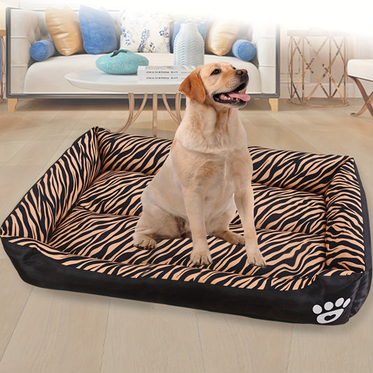 Soft dog bed mat in multiple sizes with non-slip bottom, machine washable, suitable for all breeds.