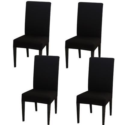 4/6 stretchable dining chair covers - removable, washable seat protector for easy cleaning and decorative style.