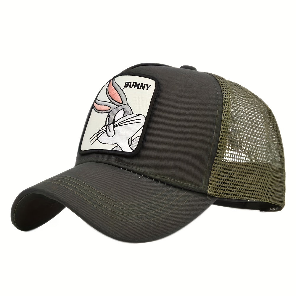 This breathable mesh baseball cap is perfect for all seasons - Spring, Summer, Autumn, and Winter. Suitable for men and women, this sports peaked cap provides outdoor sun protection with a sun visor. An ideal gift choice.