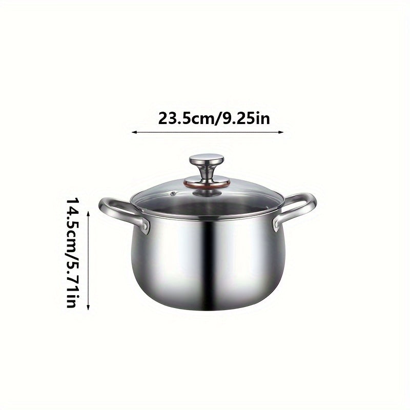 JZ Triple-layered Steel Soup Pot with Extra Thickness