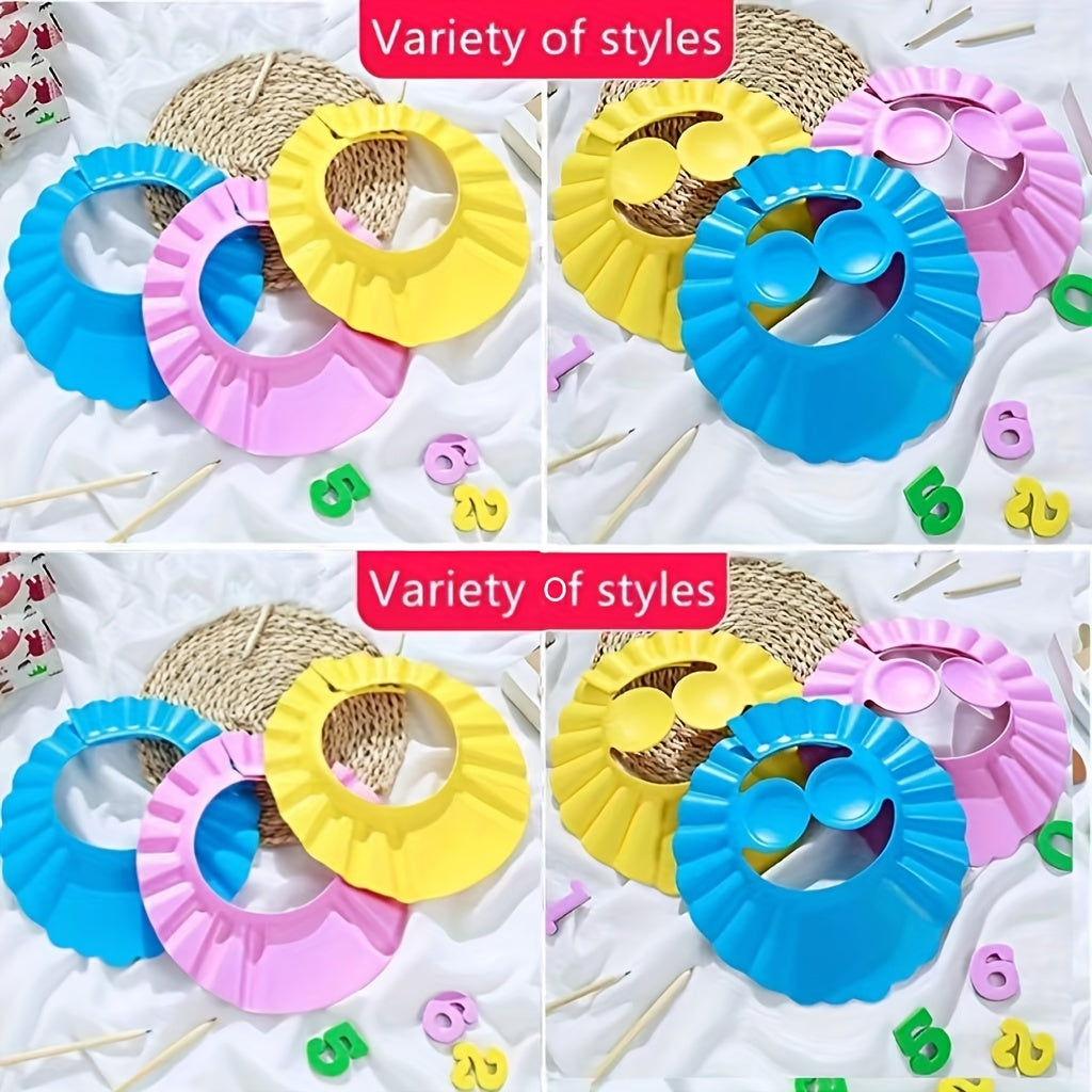 Waterproof Shampoo Cap with Ear Protection for Kids - Essential Bathing and Hair Washing Accessory for Youngsters